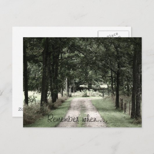 Speicherstreifen Postkarte (Vorne/Hinten)