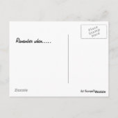 Speicherstreifen-Postkarte Postkarte (Rückseite)