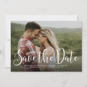 Speichert das Datum einfaches Skript horizontale F Save The Date (Vorderseite)