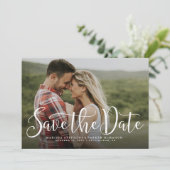Speichert das Datum einfaches Skript horizontale F Save The Date (Stehend Vorderseite)