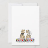 Speichert das Datum für eine brüllend komische Din Save The Date (Rückseite)