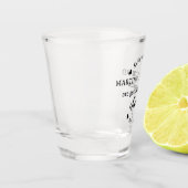 Speichert das Datum Personalisierte Hochzeitsfreud Schnapsglas (Links)