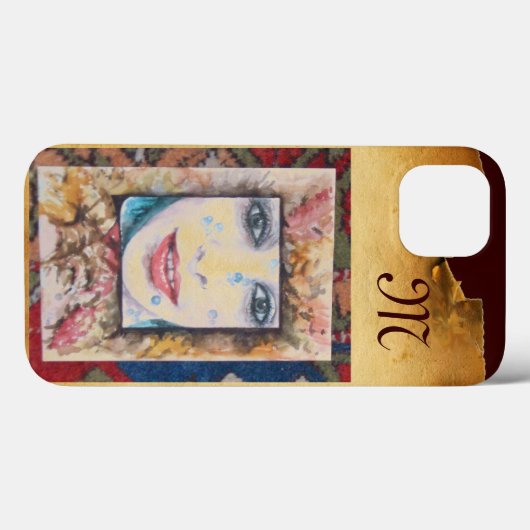 SPEICHERUNG MIT BLÄTTER UND WASSERTROPFEN Case-Mate iPhone HÜLLE (Rückseite (Horizontal))