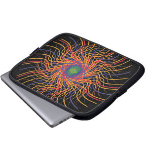 speider_eye / Schwarze BG Laptop-Hülle Laptopschutzhülle