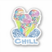 Speiseeis Aufkleber (Vorderseite)