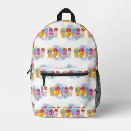 Speiseeis Bedruckter Rucksack
