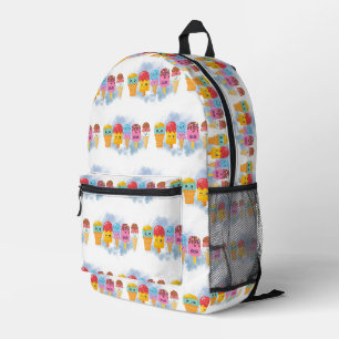 Speiseeis Bedruckter Rucksack