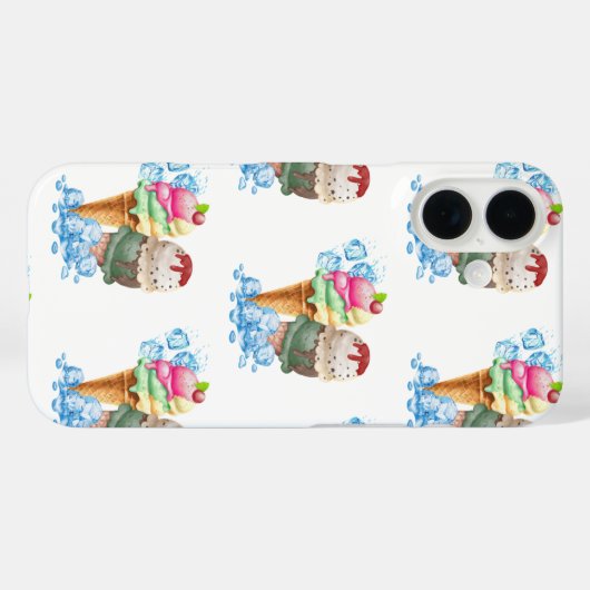 Speiseeis Case-Mate iPhone Hülle (Rückseite (Horizontal))