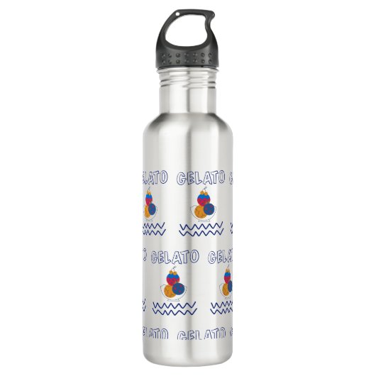 Speiseeis Edelstahlflasche (Vorderseite)