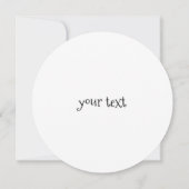 Speiseeis Einladung (Rückseite)