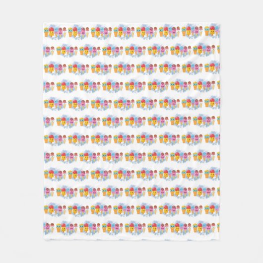 Speiseeis Fleecedecke (Vorderseite)