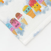 Speiseeis Fleecedecke (Ecke)