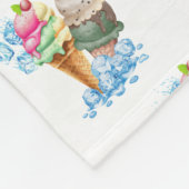 Speiseeis Fleecedecke (Ecke)