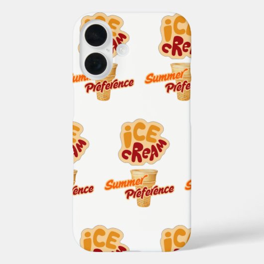 Speiseeis im Sommer Case-Mate iPhone Hülle (Rückseite)