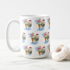 Speiseeis Kaffeetasse