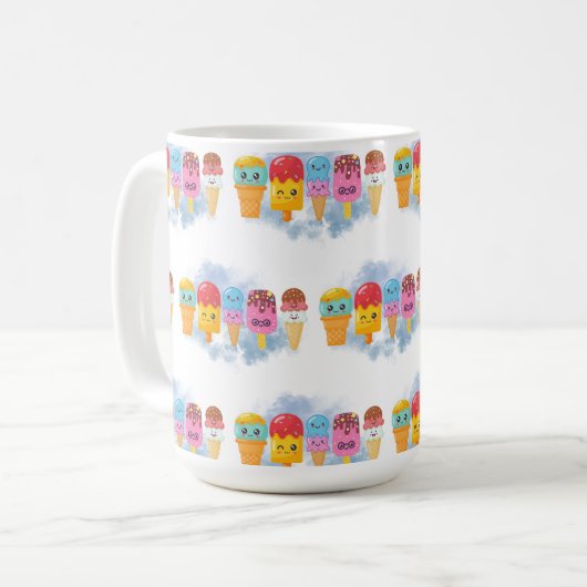 Speiseeis Kaffeetasse (Vorderseite Links)