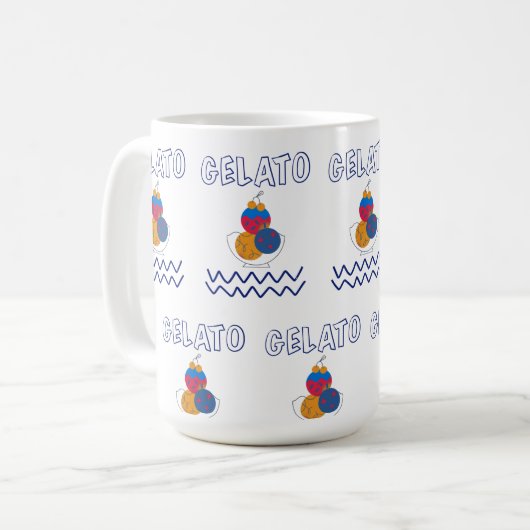 Speiseeis Kaffeetasse (Vorderseite Links)