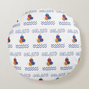 Speiseeis Rundes Kissen