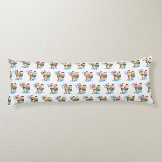 Speiseeis Seitenschläferkissen (Rückseite)