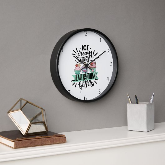 Speiseeis Uhr (Büro)