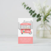 Speiseeis Visitenkarte (Stehend Vorderseite)