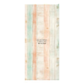 Speisekarte des Party Wasserfarbe Ostereier Werbekarte (Hinten)