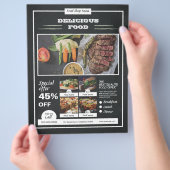 Speisekarte Flyer (Hand)