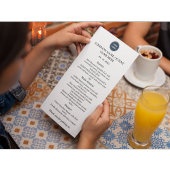 Speisekarte für formelle Abendessen oder geschäftl Menükarte