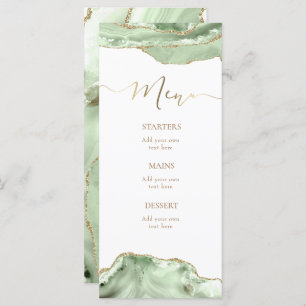 Speisekarte für Grüne Karte