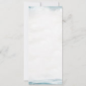 Speisekarte für Hochzeiten Einladung (Rückseite)