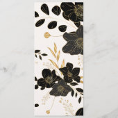 Speisekarte für Hochzeiten Menükarte (Rückseite)