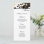 Speisekarte für Hochzeiten Menükarte (Stehend Vorderseite)