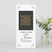 Speisekarte für Hochzeiten Menükarte (Stehend Vorderseite)