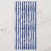 Speisekarte für Küstenhochzeiten Menükarte (Rückseite)