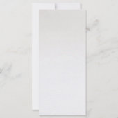 Speisekarte für Rustikale Waldhochzeiten (Rückseite)