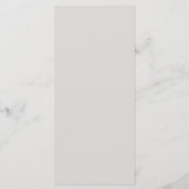 Speisekarte für Rustikale Waldhochzeiten Menükarte (Rückseite)