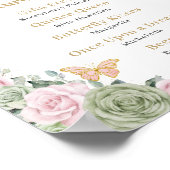 Speisekarte mit dem Bar Drink der Speisekarte "Sag Poster (Ecke)