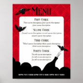 Speisekarte mit Weinkorken Art Deko Koch Catering  (Vorne)