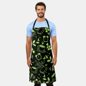 Speisekarte niedliches Tee Kaffeebuch Schürze (Getragen)