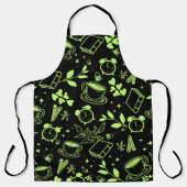 Speisekarte niedliches Tee Kaffeebuch Schürze (Vorderseite)