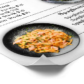 Speisekarte | Restaurant Menu Design Poster (Ecke)