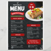 Speisekarte Speisekarte Flyer (Hinten)