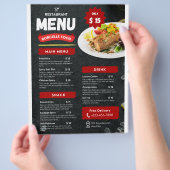 Speisekarte Speisekarte Flyer (Hand)