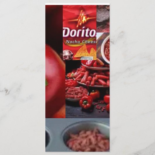 Speisekarten Menükarte (Rückseite)