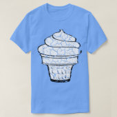 Speisekochen Feinschmecker Eis Kegel bekümmert 303 T-Shirt (Design vorne)
