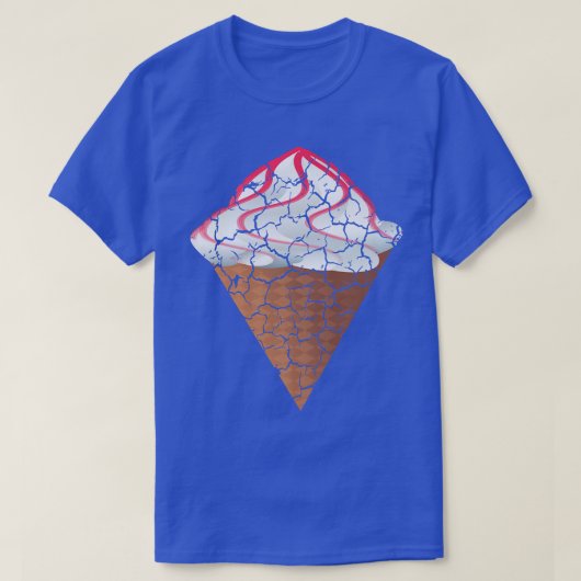 Speisekochen Feinschmecker Eis Kegel bekümmert 304 T-Shirt (Design vorne)
