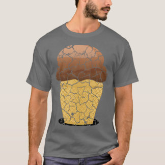 Speisekochen Feinschmecker Eis Kegel bekümmert 307 T-Shirt