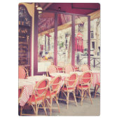 Speisen im Paris-Al-Fresko Klemmbrett (Rückseite)