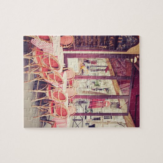 Speisen im Paris-Al-Fresko Puzzle (Horizontal)