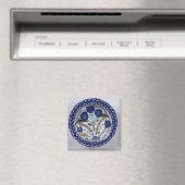 Speisen mit Blumendekoration, Iznik Magnet (In Situ (Geschirrspüler))